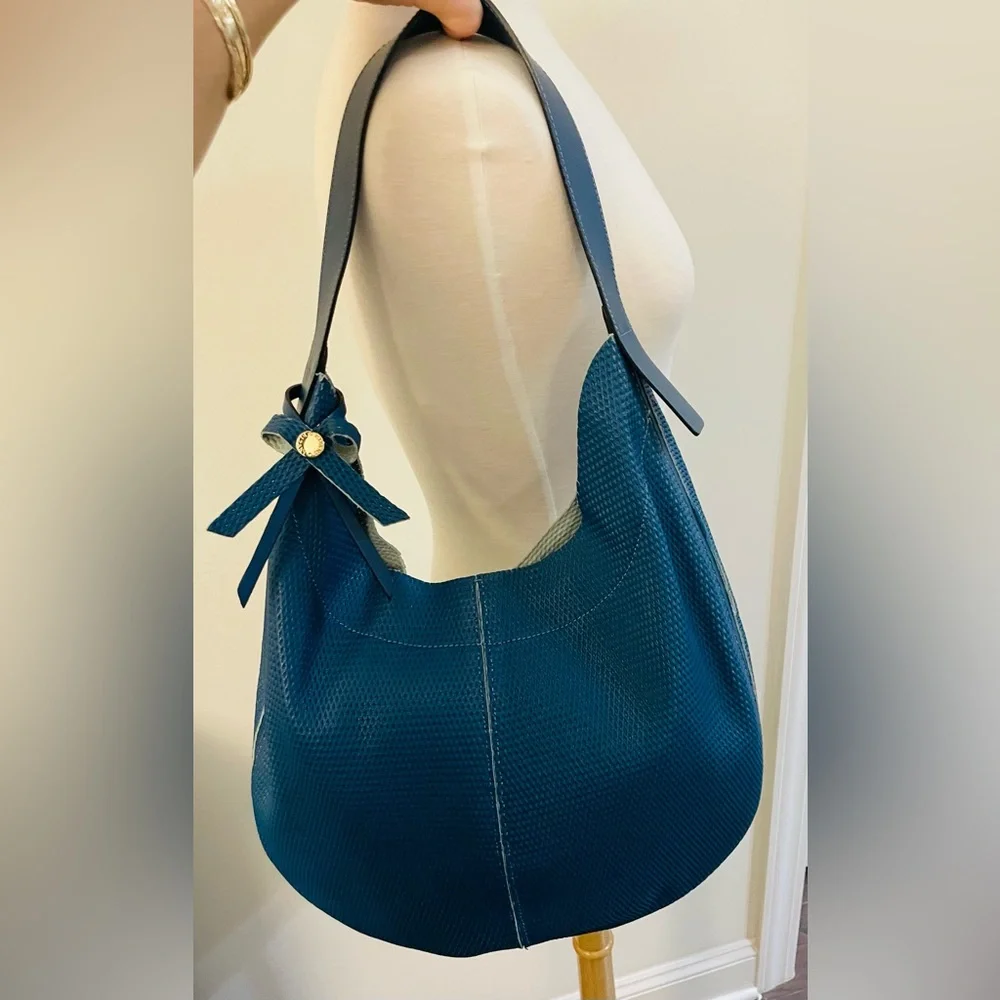 New! RIPANI TEAL HOBO SHOULDER BAG